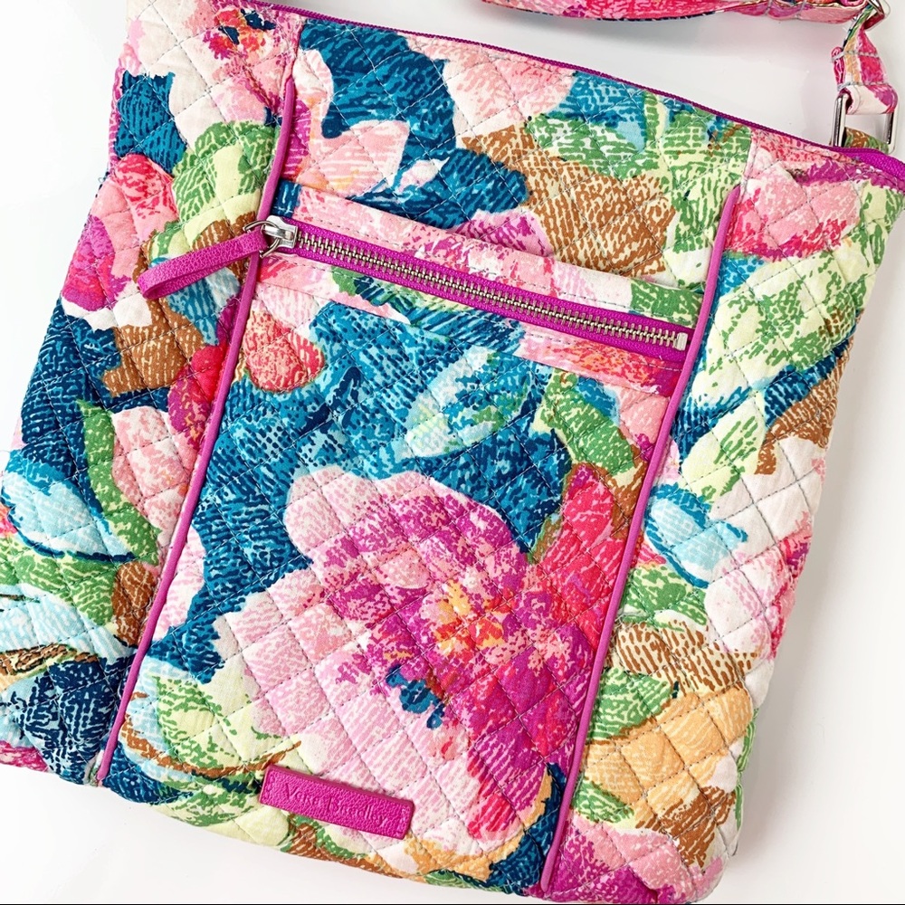 Vera Bradley Vibrant Floral Quilted Crossbody Bag